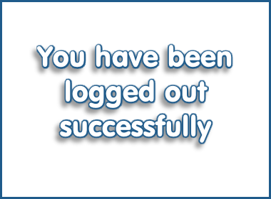 You have been
logged out
successfully
